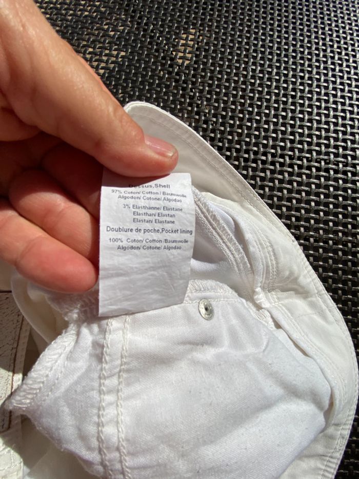 Pantalon Ikks blanc w32 idéal 42 stretch - photo numéro 11