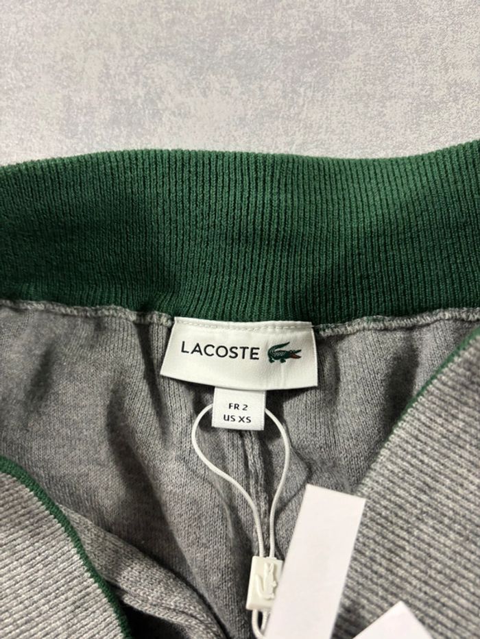 Jogging Gris Lacoste Taille XS Cachemire / Coton - photo numéro 4
