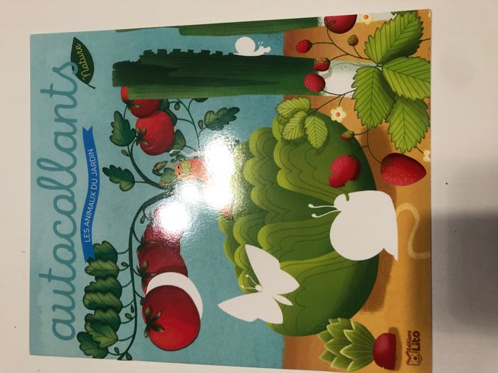 Livre autocollants, Les animaux du jardin