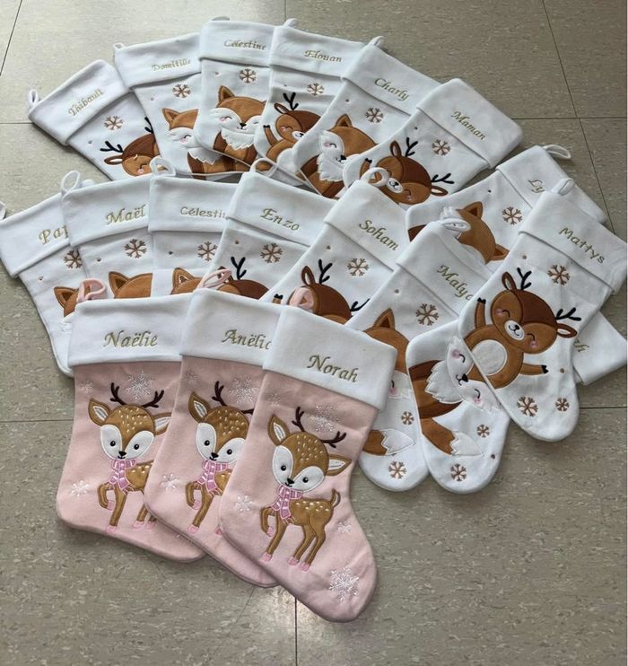 Jolie chaussette Noël personnalisée - photo numéro 2