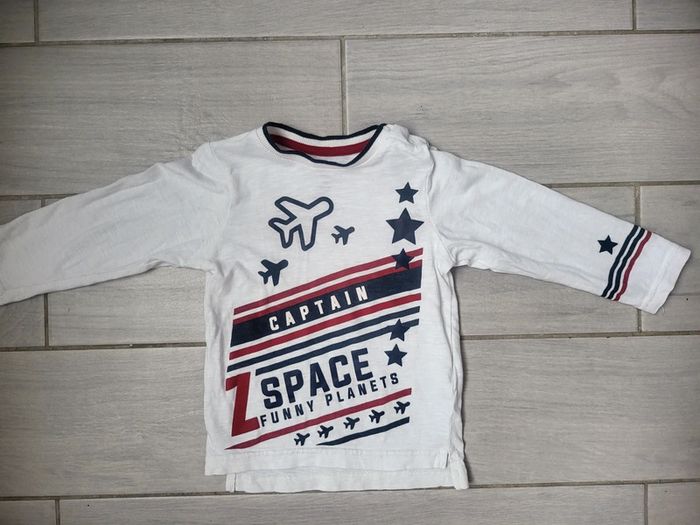 Tshirt manches longues garcon 18mois
