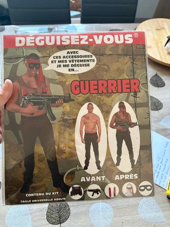 Déguisement guerrier