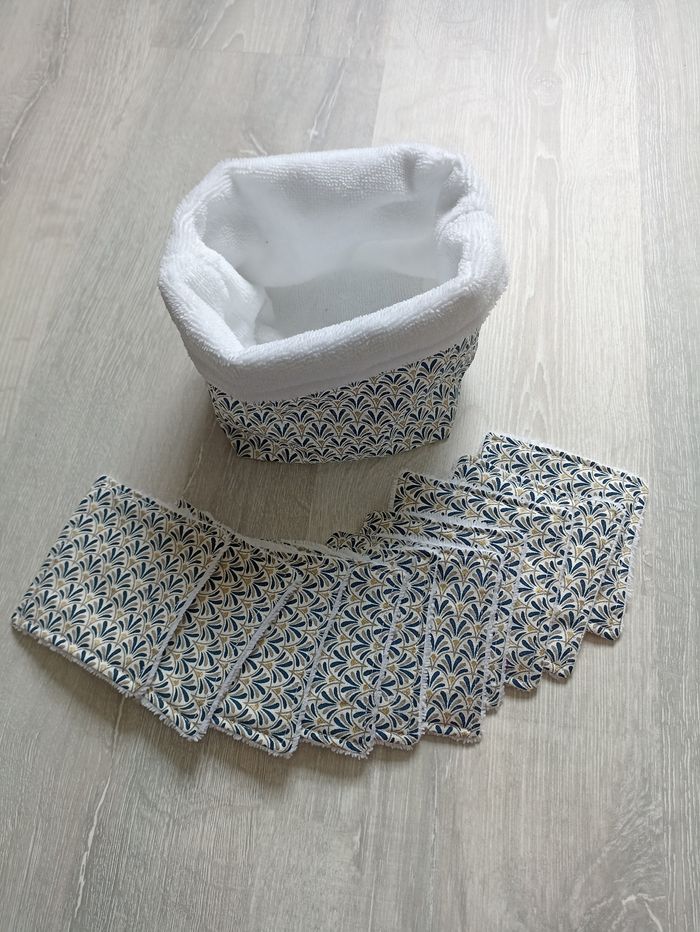 Panière et lingettes démaquillante lavable - photo numéro 5