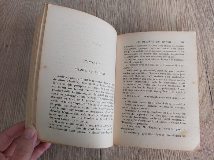 Livre vintage "Le mystère du ranch" Henry V. Larom western - photo numéro 10