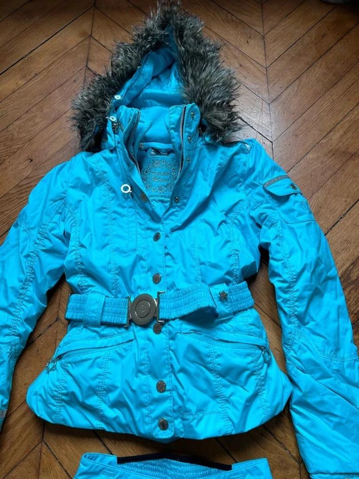 Neuve: Sublime ensemble de Ski Luxe Poivre Blanc T XS - photo numéro 6