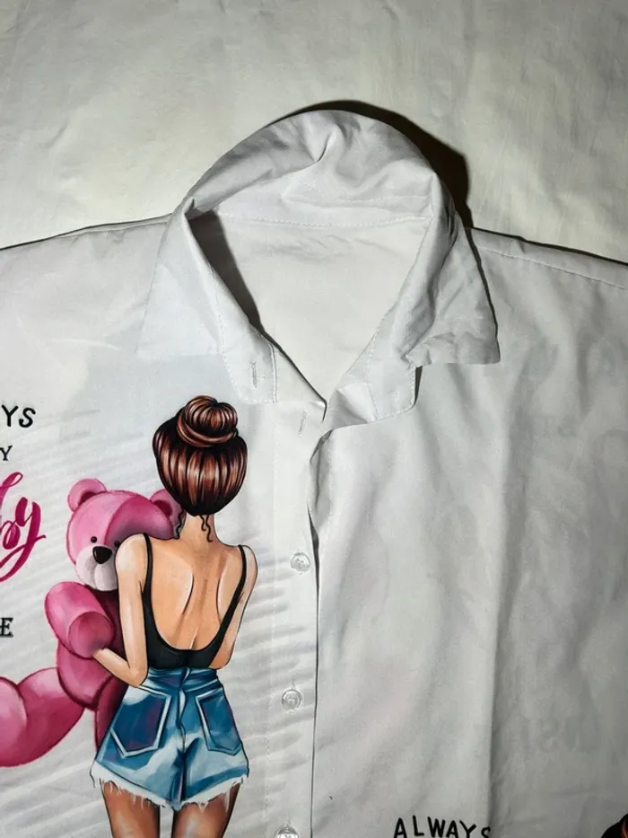 Blouse manches courtes vintage - photo numéro 5