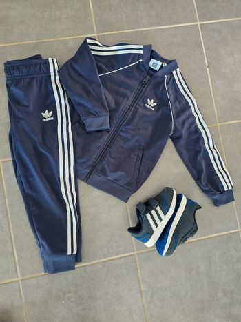 Ensemble jogging Adidas bleu