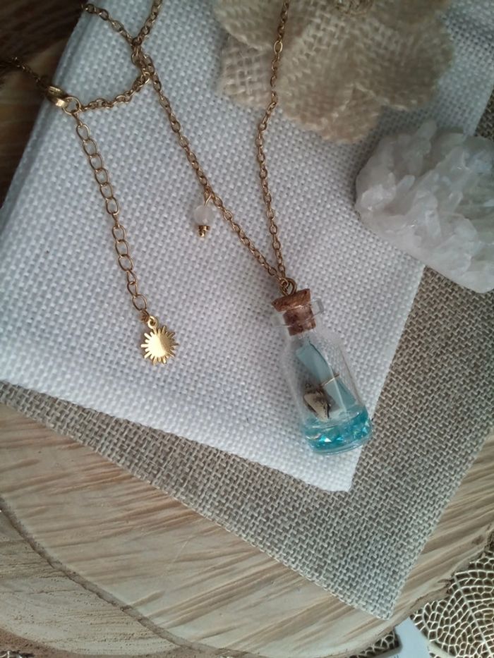 Collier une bouteille à la mer - photo numéro 4