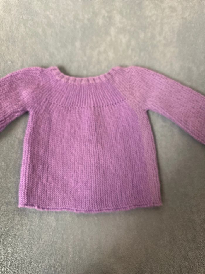 Gilet tricoté main - photo numéro 4