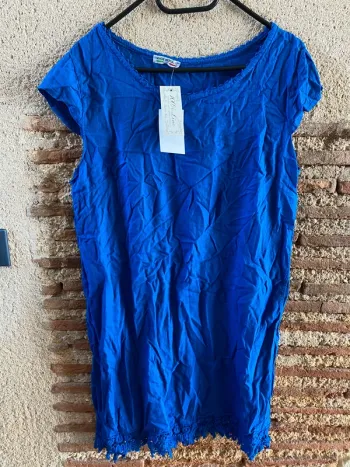 Robe bleu électrique