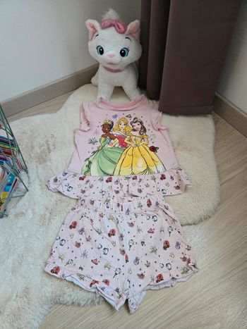 Pyjashort Disney princesses 4 ans