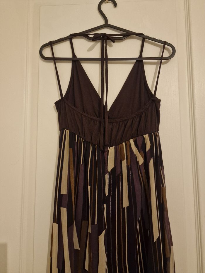 Robe Maxi Longue Estivale à Imprimé Géométrique - photo numéro 6