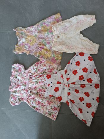Vêtements bébé fille été 4-6mois