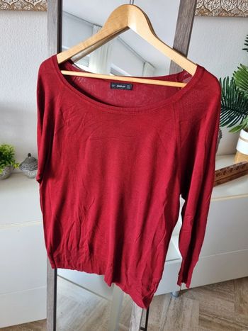 Pull Zara Bordeaux taille S