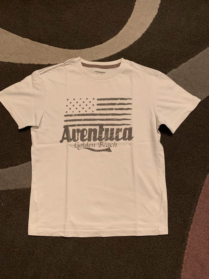 Tshirt blanc Vertbaudet taille 8 ans