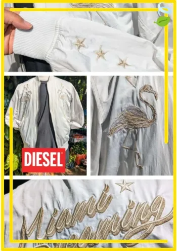 Veste bomber flamingo Diesel *rare*