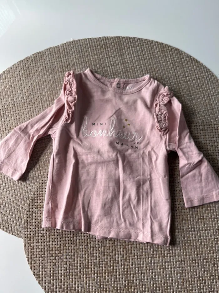 6 tee shirt manches longues taille 3 mois - photo numéro 5