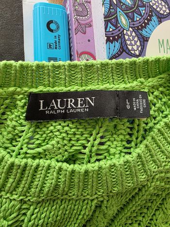 Pull torsadé  lauren ralph lauren  taille L