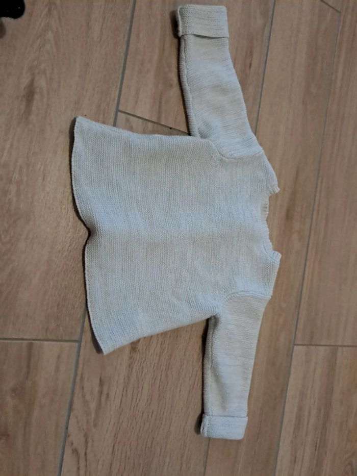 Gilet bouton avec motif cœur orchestra 12 mois - photo numéro 5
