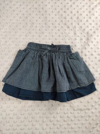 Jupe ample style jeans taille 6 mois 