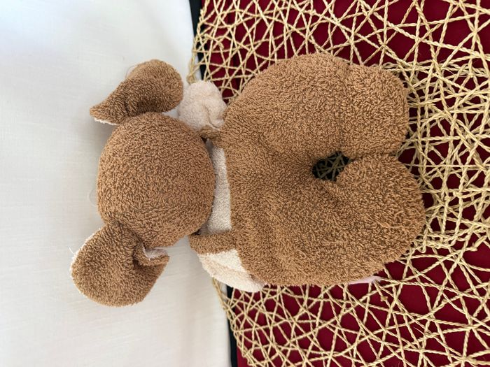 Vintage doudou peluche lapin Jemini - photo numéro 4