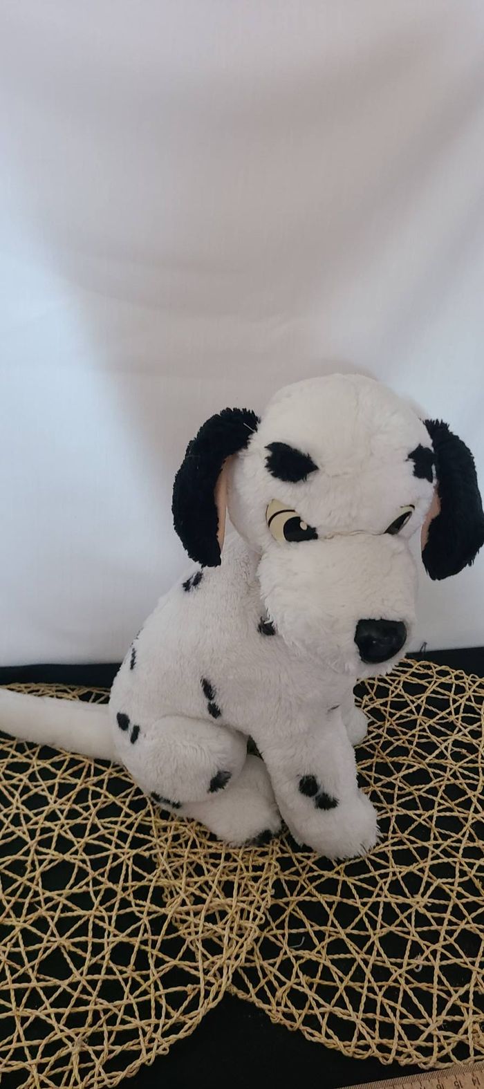 peluche les 101 dalmatiens disney vintage 94 doudou chien