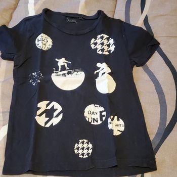 t-shirt ikks noir 5ans  (7e)