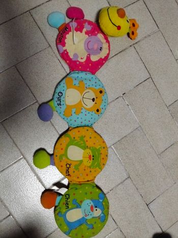 Chenille sensorielle educative