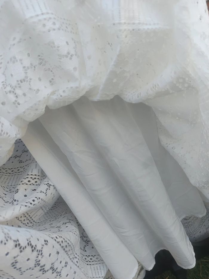 Superbe robe blanche longue Blanche neuve - photo numéro 7