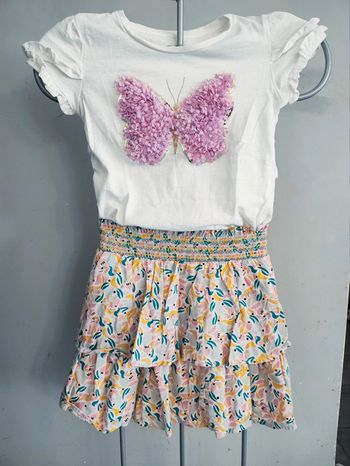 4 ans ensemble été teeshirt c&a été jupe orchestra