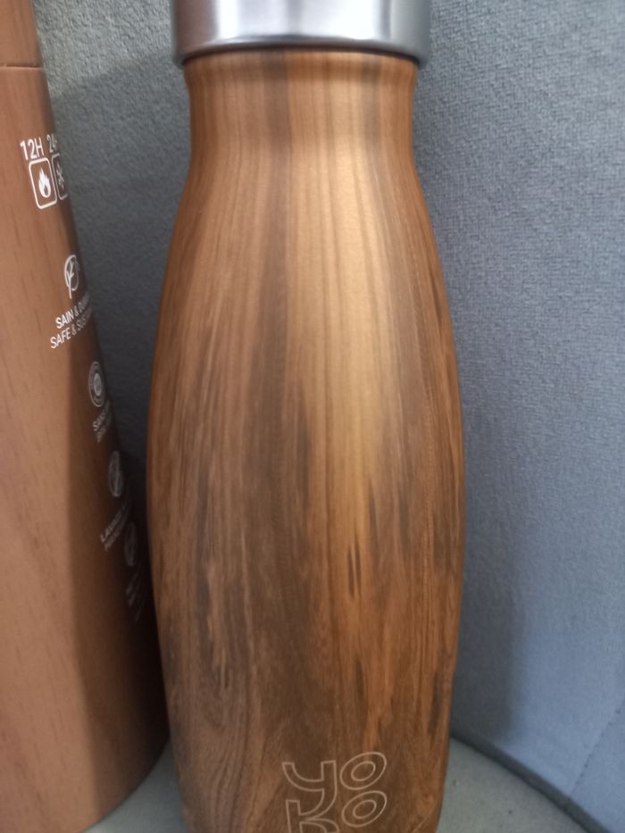 Bouteille Isotherme Bois Wood Yoko Design - photo numéro 5