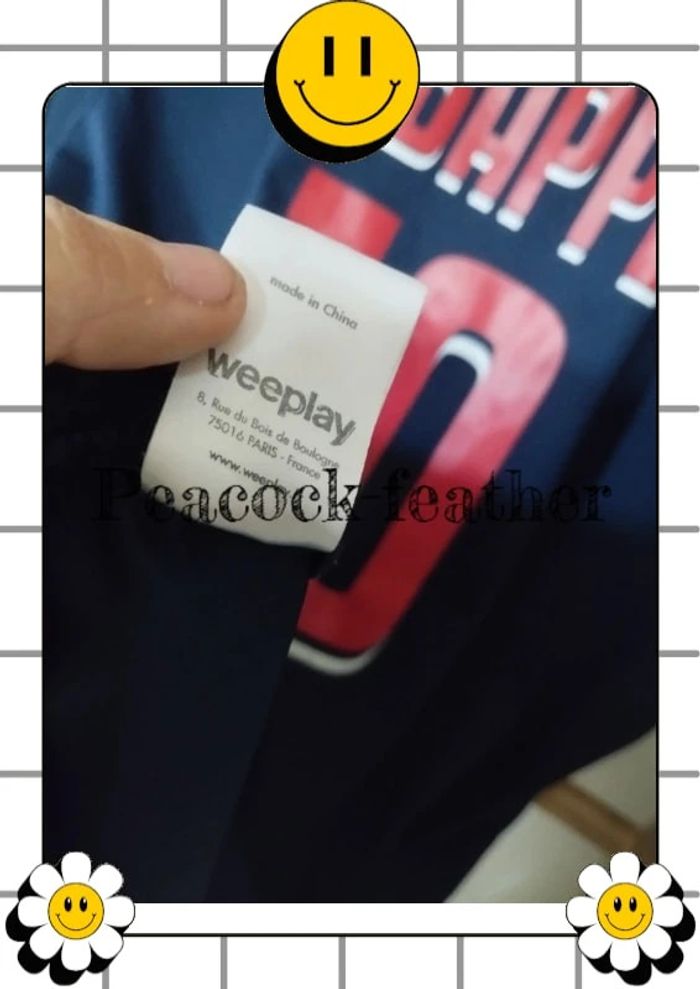 T-shirt mbappe L - photo numéro 3