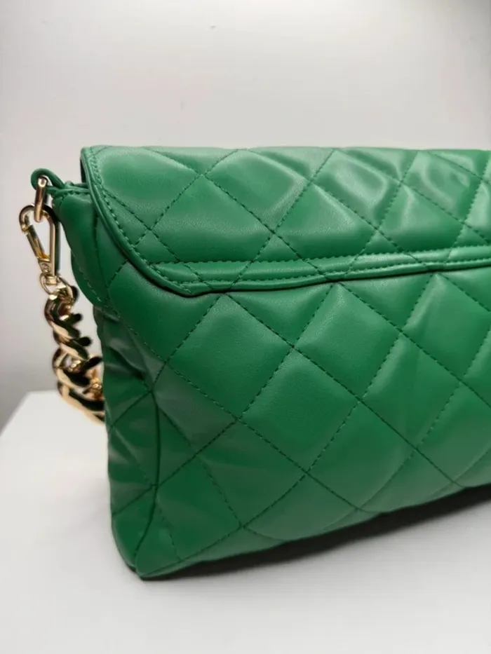 🎄 Magnifique sac à main / vert matelassé 🎄 - photo numéro 5