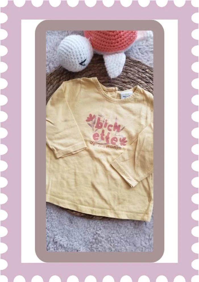 Tee shirt fille 6 mois - photo numéro 2