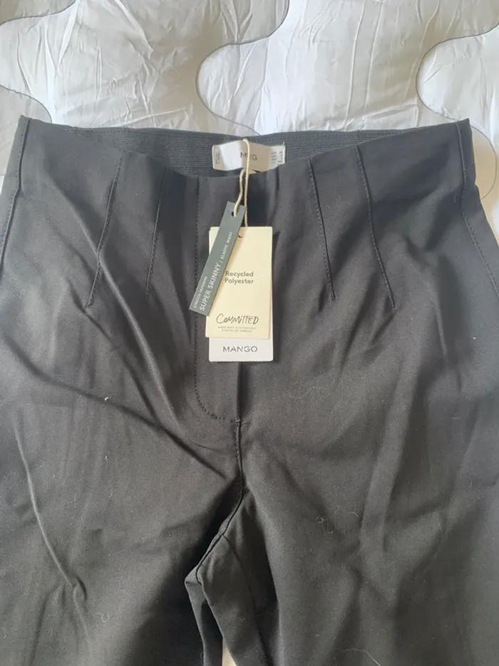 Mango pantalon toile T 36 neuf - photo numéro 2