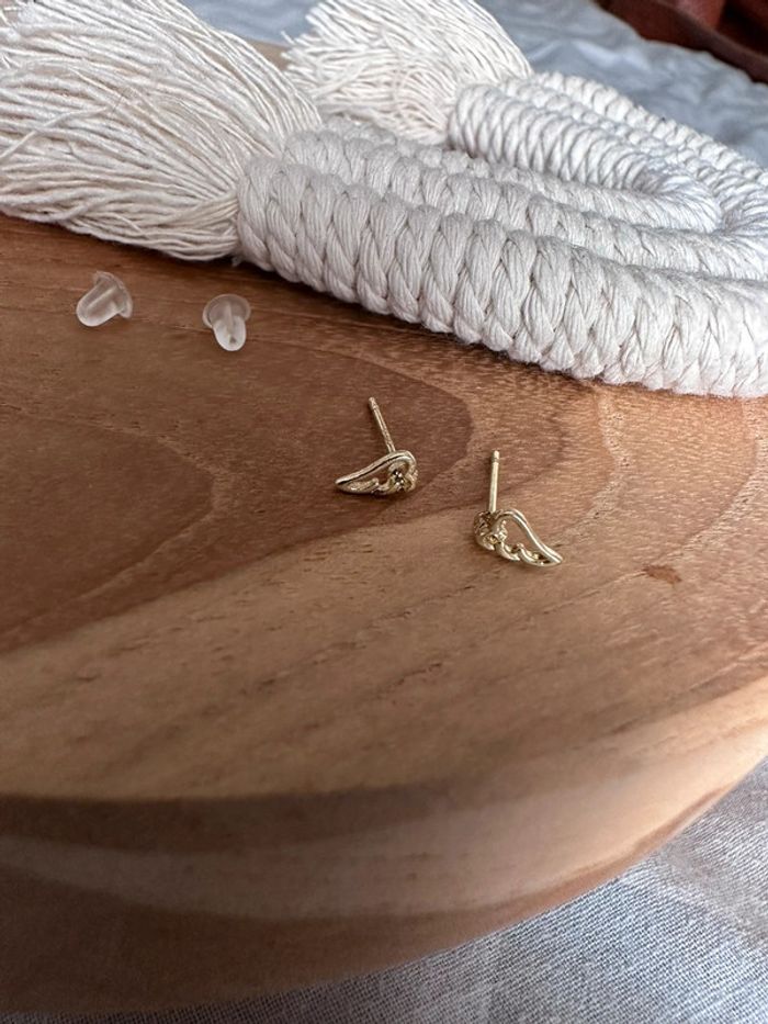 Boucles d’oreilles ailes - photo numéro 5