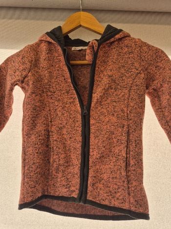 Veste à capuche rose et grise taille 6 ans U Essentiel