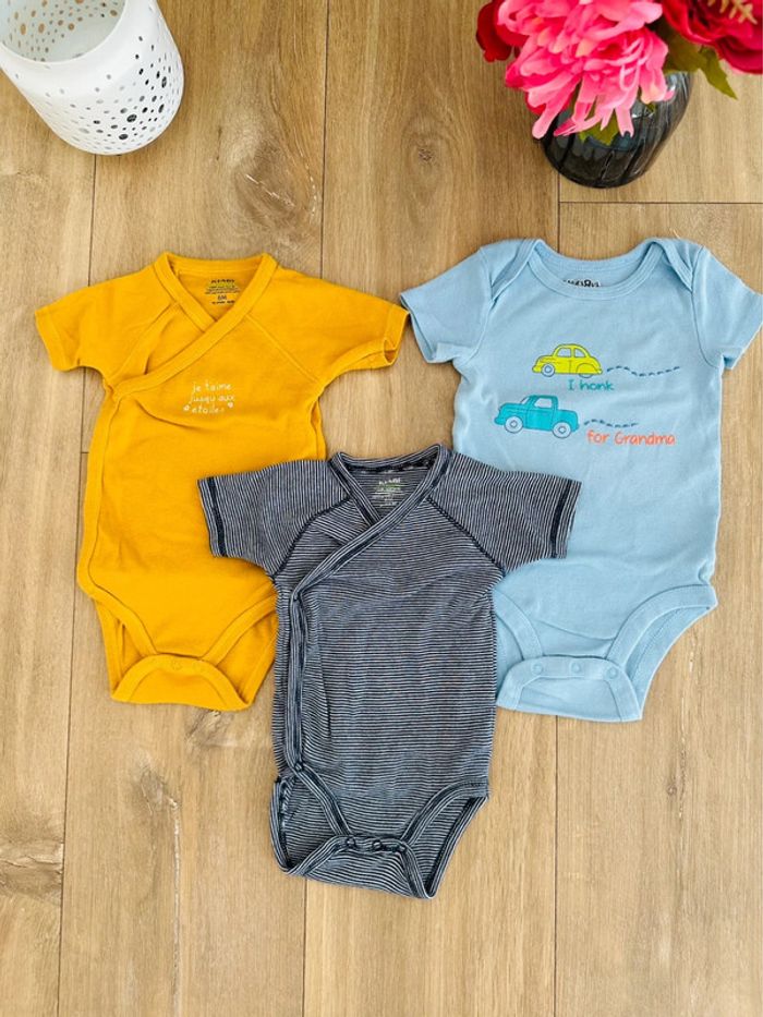 Lot 3 bodies 6 mois
