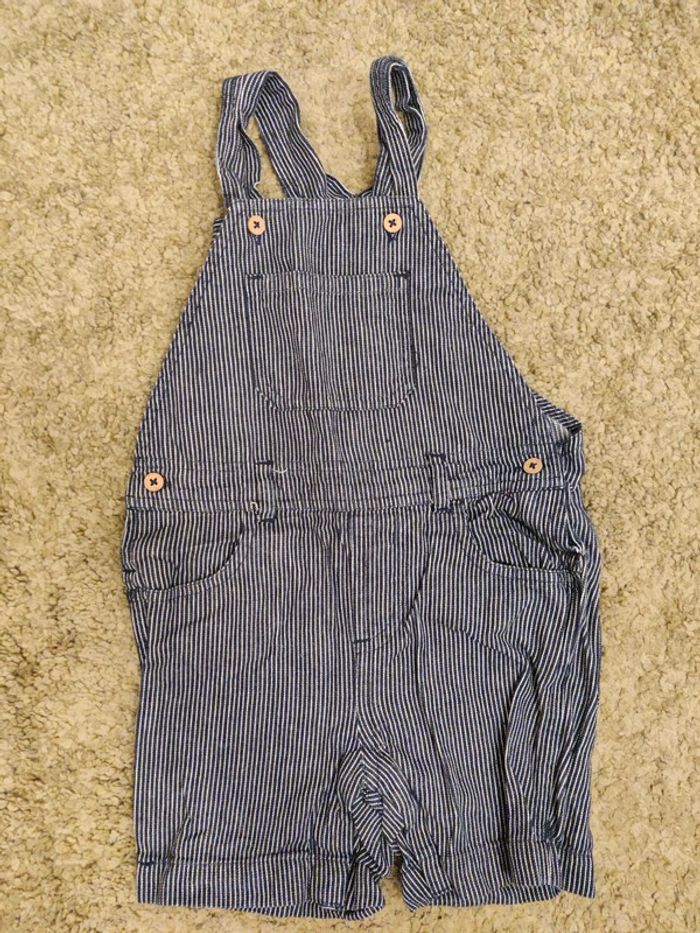 Salopette short 12 mois