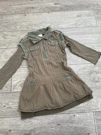 Robe kaki IKKS 2 ans