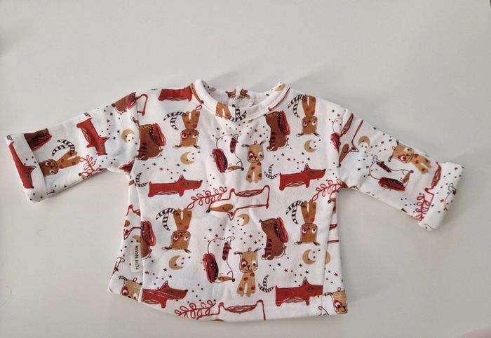 Tee-shirt bébé 1 mois