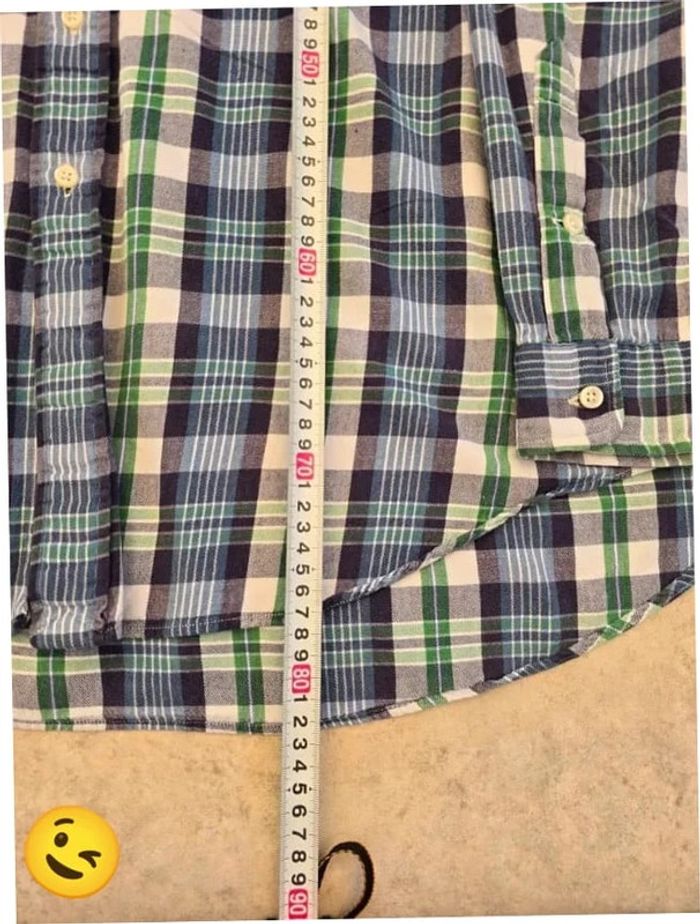 Chemise Ralph Lauren manche longue Taille XL bleu Homme Men CHE100 - photo numéro 5