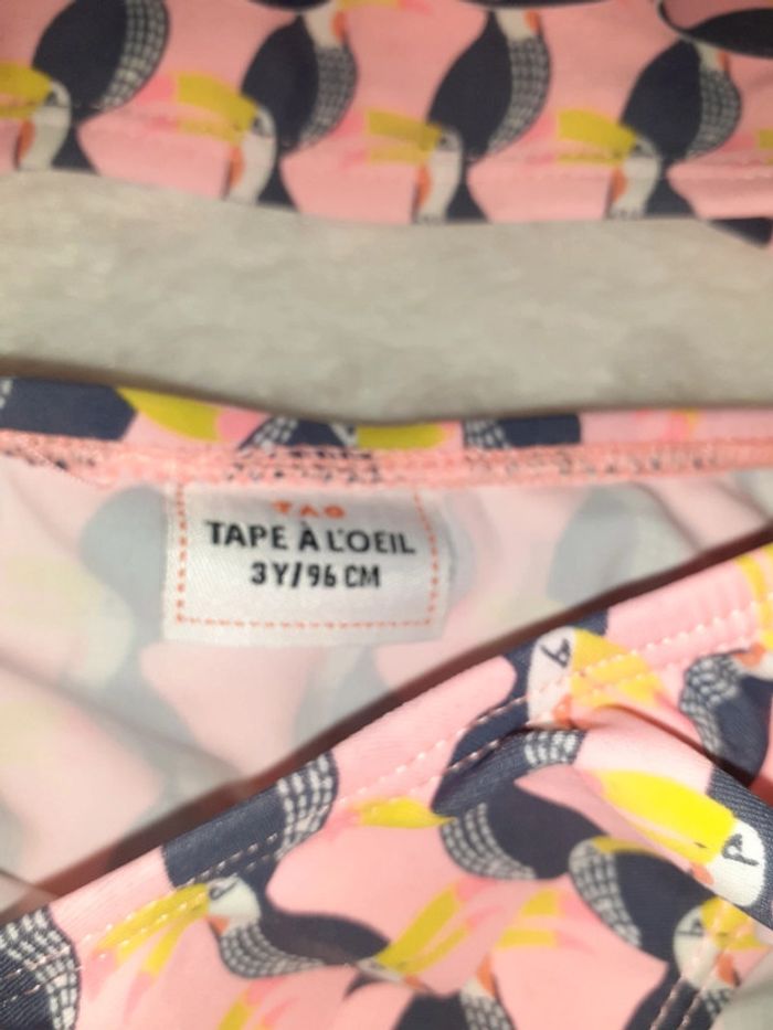 Superbe maillot de bain TAO tape à l'œil toucans - photo numéro 4
