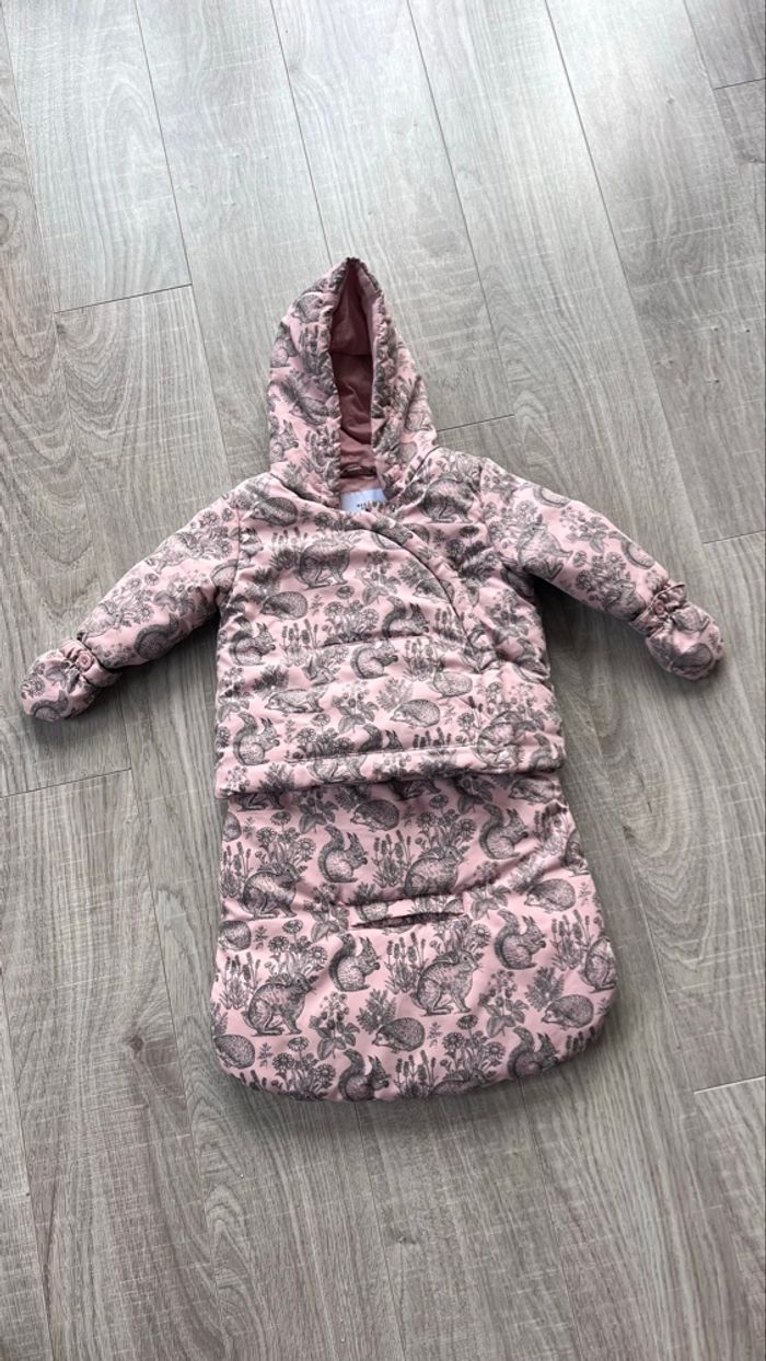 Chancelière Reserved rose poudré 6 mois