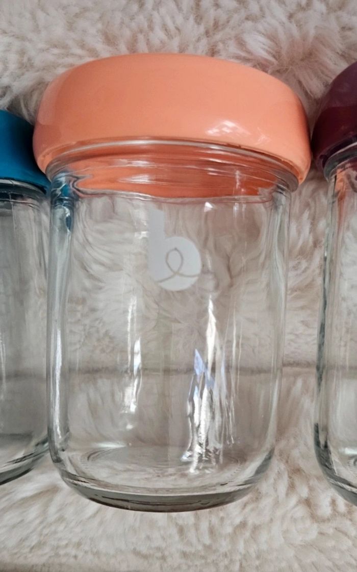 Lot de 4 grands pots en verre Babybols babymoov - photo numéro 3