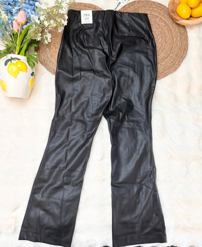 Legging en similicuir Zara taille M - photo numéro 4