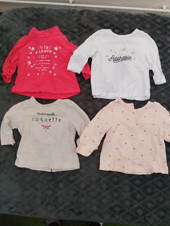 Lot tee-shirt bébé