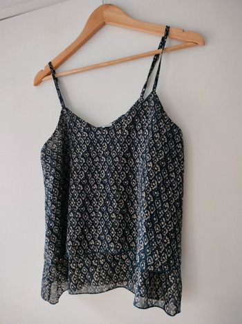 Débardeur marine/beige Pimkie