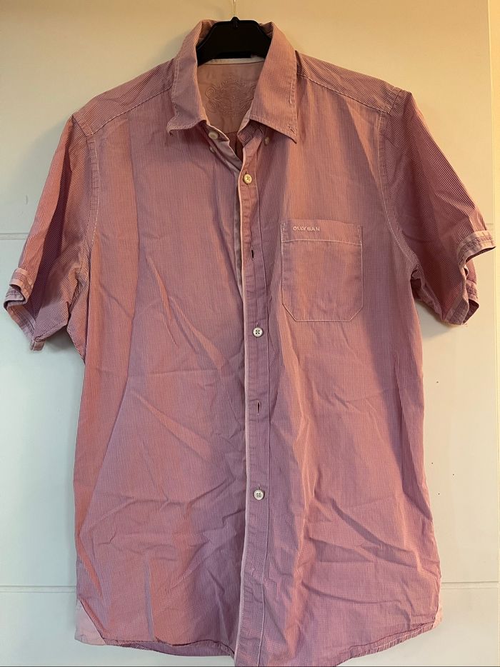 Chemise Olly Gan rose petits carreaux