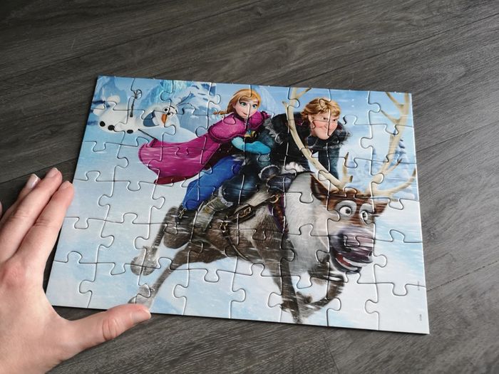 2 Puzzles complets 48 pièces Reine des neiges - photo numéro 6
